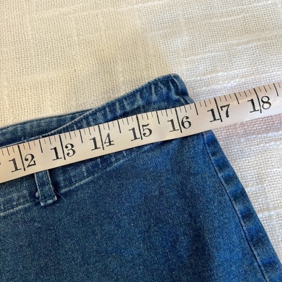 Charter club flat front pull on leggings denim jeans - Picture 7 of 9